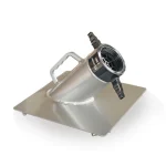 Kochek threaded female basement strainer with carrying handle and flat mounting base.
